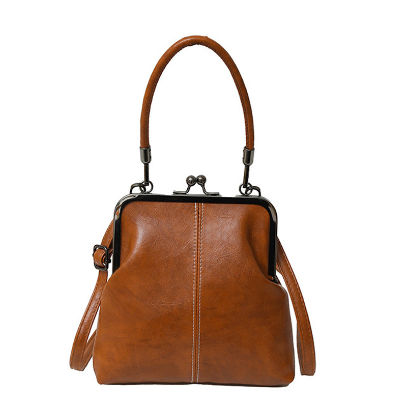 ⏰ 50 % RABATT – Nur für kurze Zeit ✨👜 Clasp-Tasche im Vintage-Stil – zeitloses Design, vielseitig für den Alltag, Einkauf oder entspannte Ausflüge 🌿