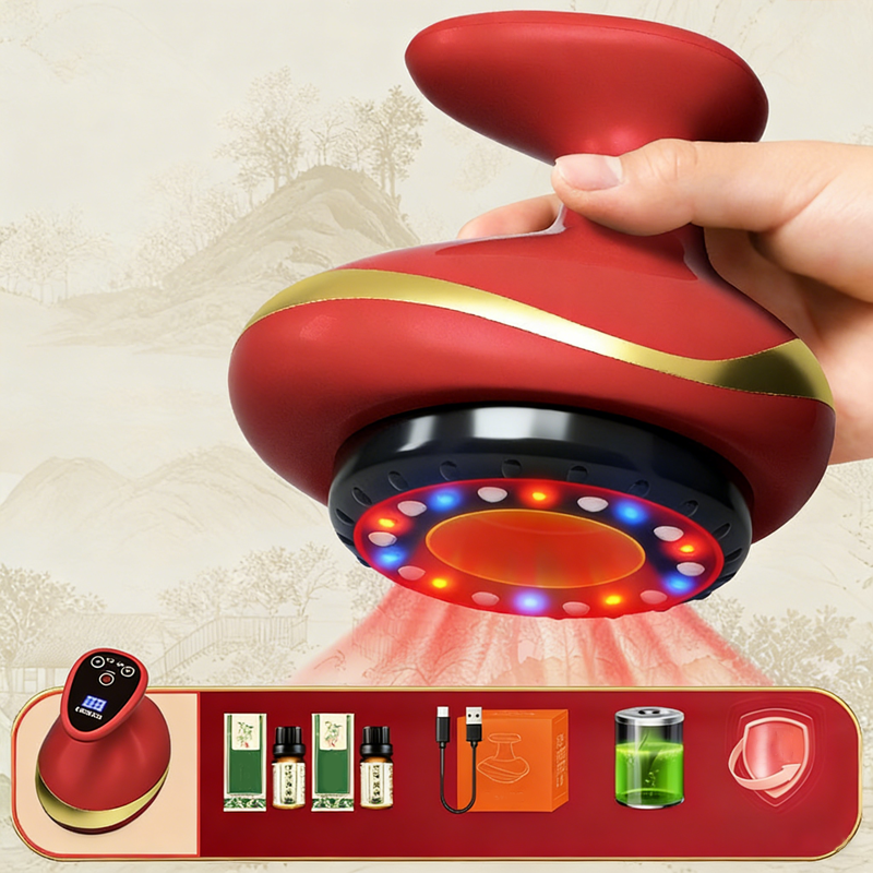 Intelligentes elektrisches Schröpf- und Gua-Sha-Massagegerät