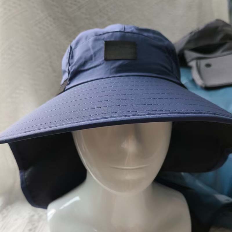 Sonnenhut mit breiter Krempe und Nackenschutz, Lichtschutzfaktor 50+