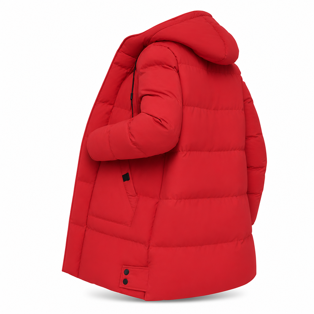 ✨ Neu eingetroffen – jetzt versandkostenfrei!✈Herren Freizeit Mittellange Gepolsterte Winter Verdickte Warme Oberbekleidung Mantel Übergröße