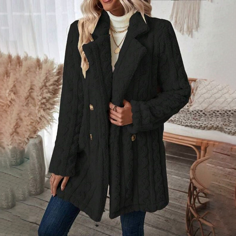 🏃♀️ Es wird im Akkord weggeschnappt – zögern Sie nicht! Gift Choice - Winddichter warmer Doppelrecher Mantel für Damen