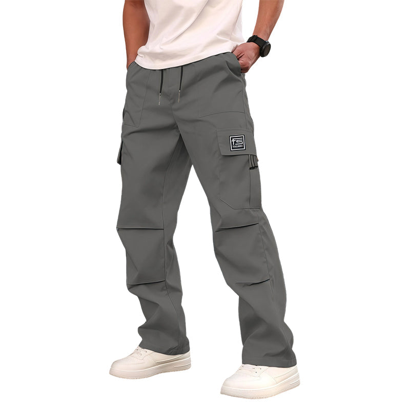 ⏰ Beliebt und bald ausverkauft!⏰ Cargohose mit mehreren Taschen und geradem Bein für Herren