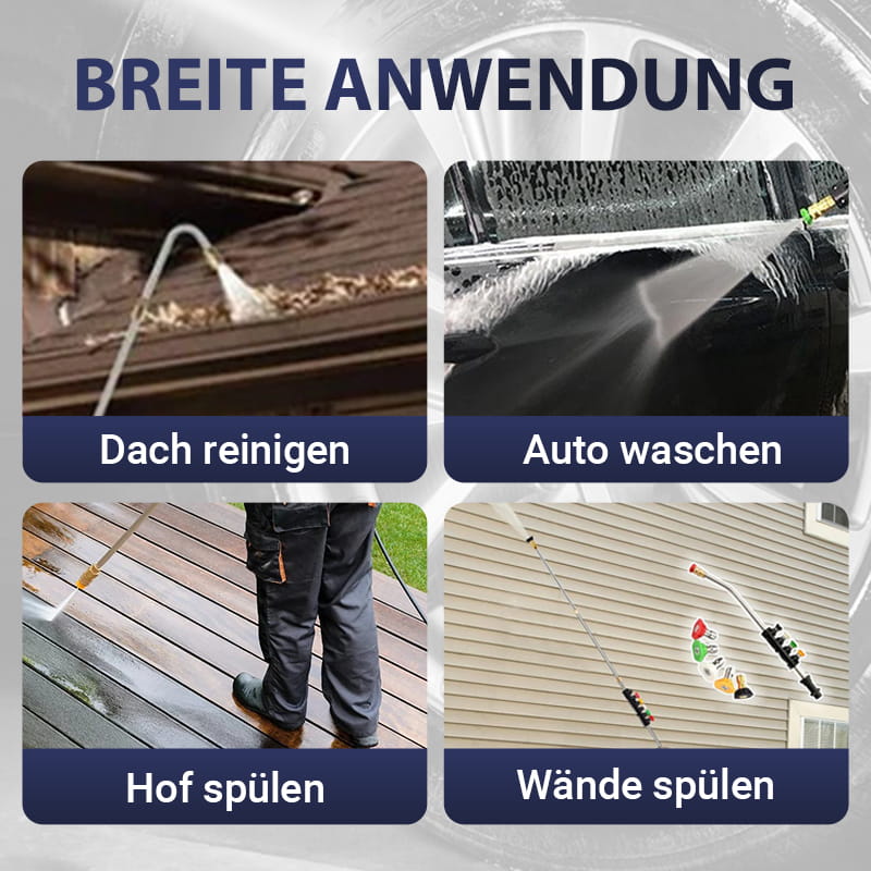 🧼 50% RABATT! 💧 Hochdruckreiniger-Stab-Set 4000 PSI – Tiefenreinigung, Ergonomischer Griff & Korrosionsschutz 🔧