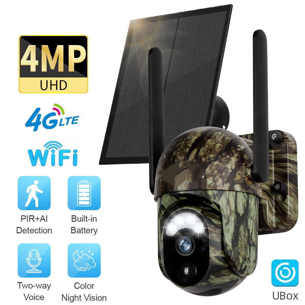 🔥🎥 4G LTE drahtlose Solar-Überwachungskamera CB114S – 💎 2K-HD-Echtzeitvorschau, 360°-Panoramaabdeckung, kein WLAN erforderlich, Fernsteuerung über App, wasserdicht, Bewegungserkennung, Nachtsichtfunktion, für den Außenbereich geeignet
