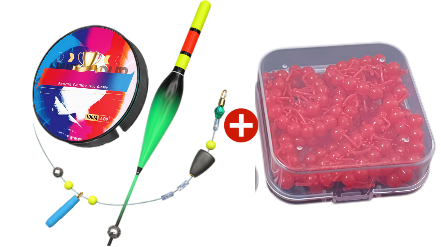 🔥🎁 2+1 GRATIS!! 🥳🐟 Angelschnurset mit automatischer Tiefensuche – Einfach & Schnell einsatzbereit! 🎣💨