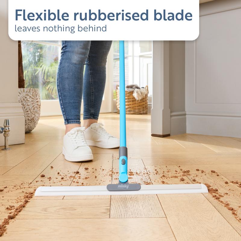 🔥NUR HEUTE RABATT🧼 Minky Flexi Edge Sweeper – Reinigt Böden, Teppiche & Fenster mühelos