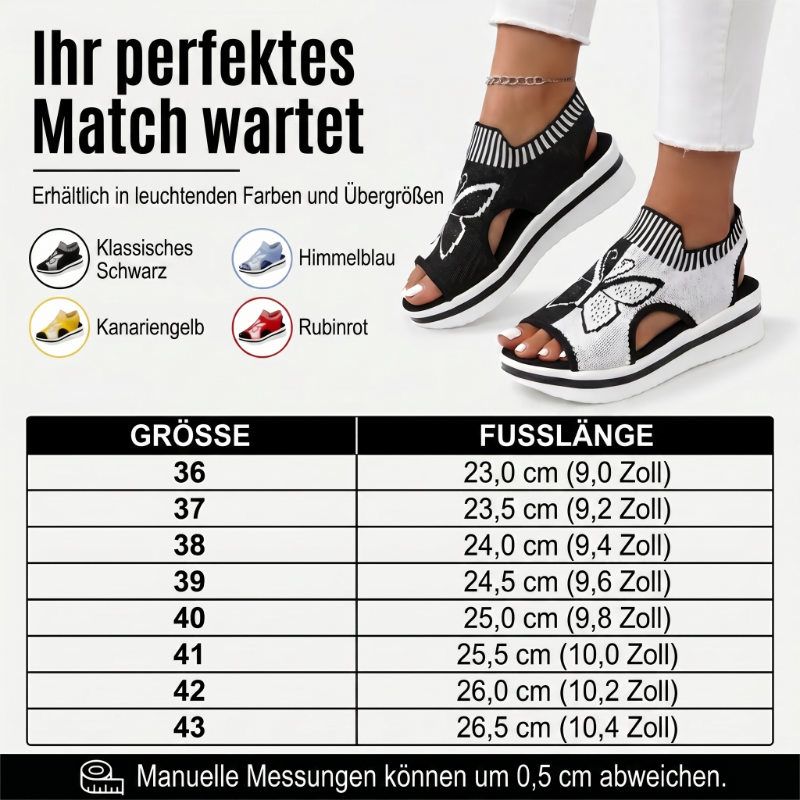 👡 Damen Casual Peep-Toe Platform Sandalen – bequemer Plateauabsatz, luftiges Design & perfekt für Strand, Urlaub & Alltag