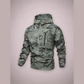 50 % Rabatt | Herren-Kapuzenjacke mit Camouflage-Muster und mehreren Taschen
