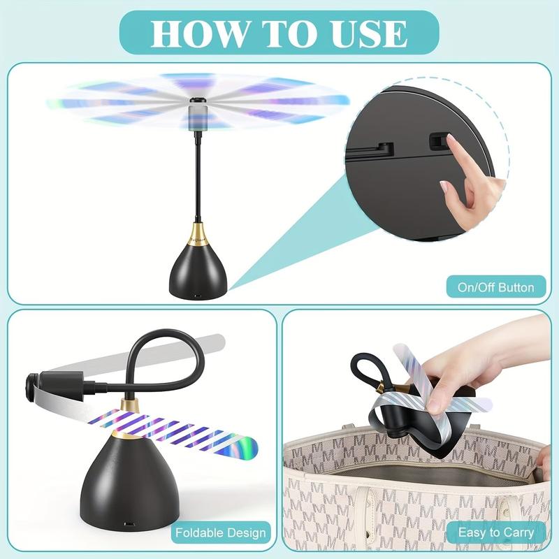 🌀 50% RABATT! 🦟 Intelligenter Fliegenvertreiber-Ventilator – USB/Batterie betrieben, leise & tragbar – Effektiver Schutz für Küche, Camping & Garten 🌿
