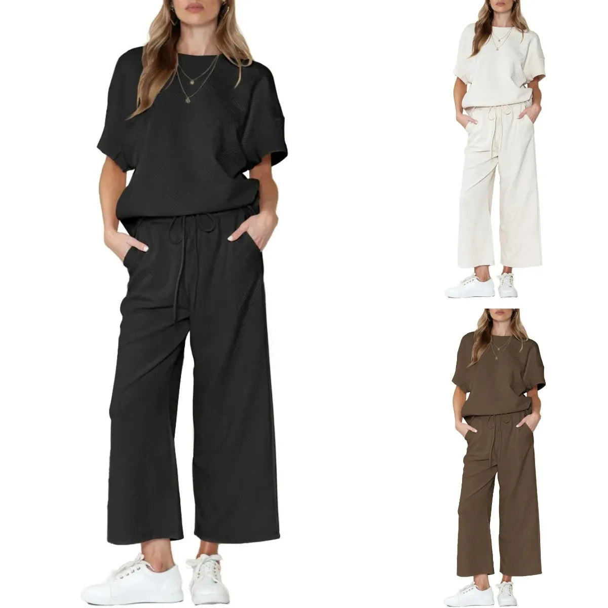 🌷Frühling/Sommer Bestseller 🍃Begrenzte Zeit 49% Rabatt💥Damen Sommer 2-teiliger Hausanzug✨