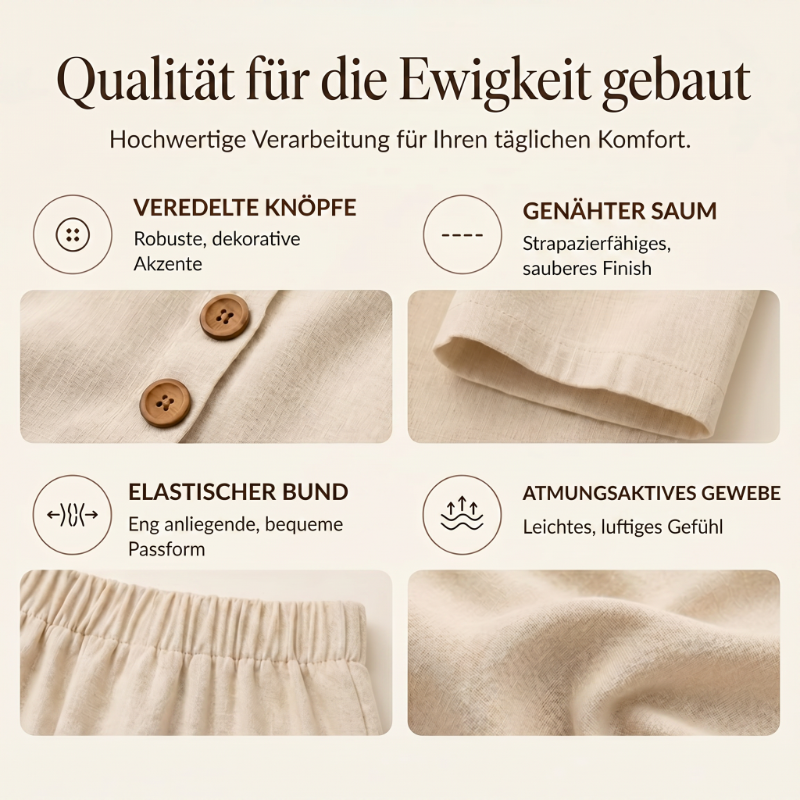 ✨ 2-teiliges Set – lockeres Oberteil & bequeme Hose – weicher Stoff, elastischer Bund & vielseitig kombinierbar – einzeln oder zusammen tragbar – für jeden Anlass geeignet