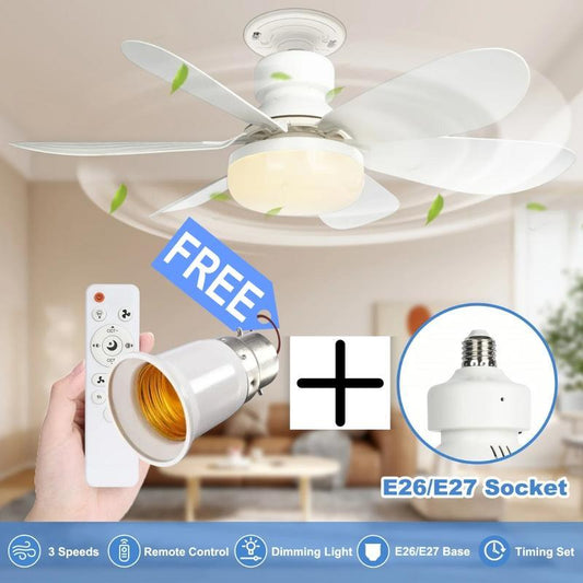 🔥Letzter Tag: 48% Rabatt!⏰🍃 Intelligenter Deckenventilator mit Licht, RGB-Beleuchtung und Bluetooth-Lautsprecher♨️❄️