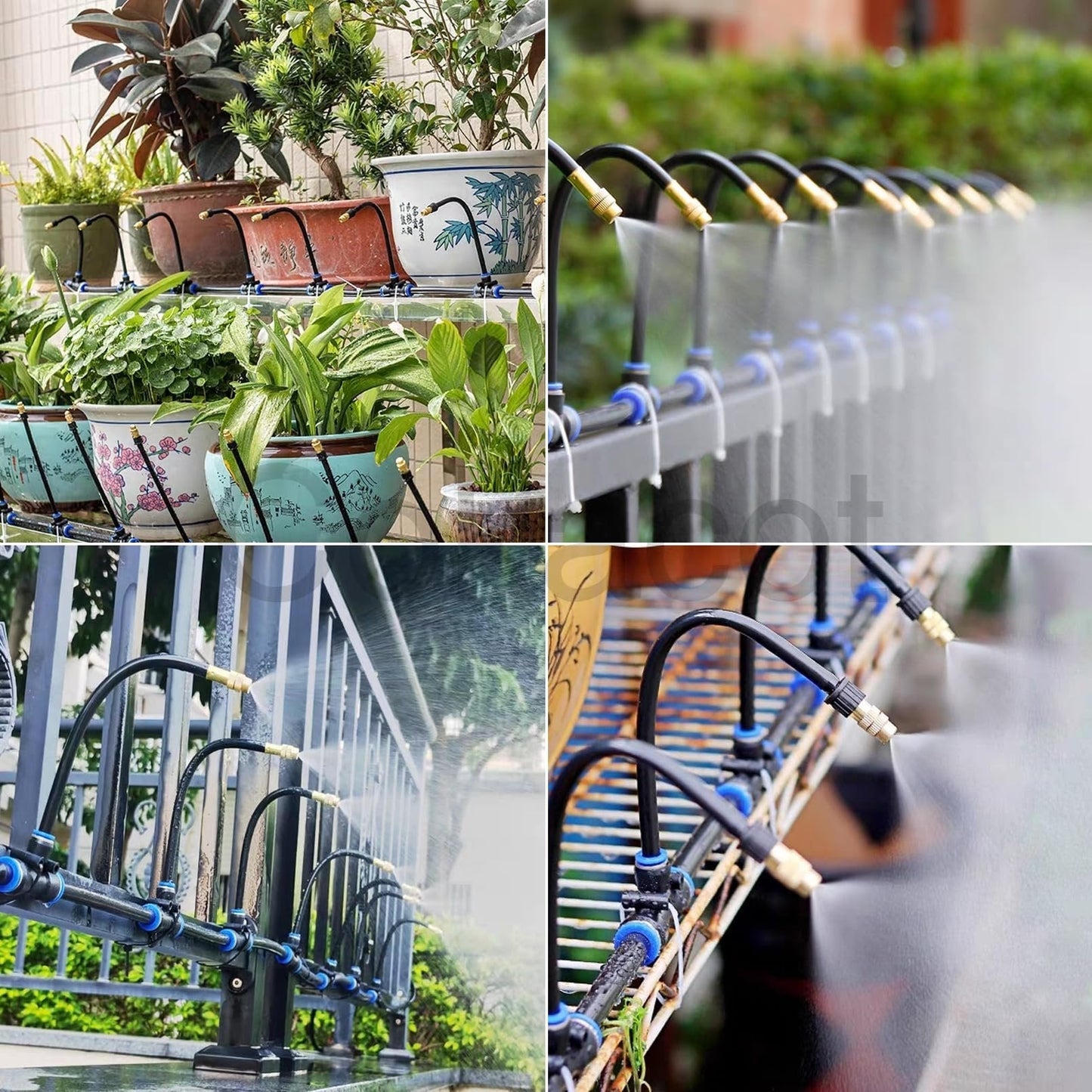 🔥Letzter Tag 49 % Rabatt✨🌱360° Gebogenes Garten-Automatik-Bewässerungssystem
