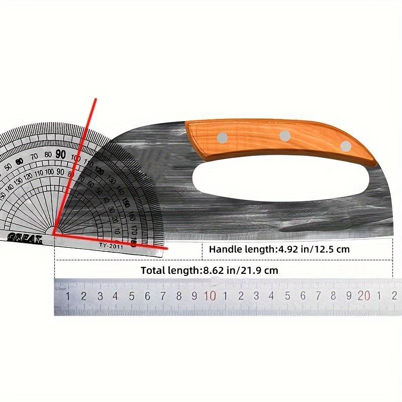 Ergonomisches Küchenmesser – Design mit vorderem Griff, schneidet Gemüse und Fleisch mühelos. Ein durchdachtes Geschenk für Hobbyköche. 🍅🔪