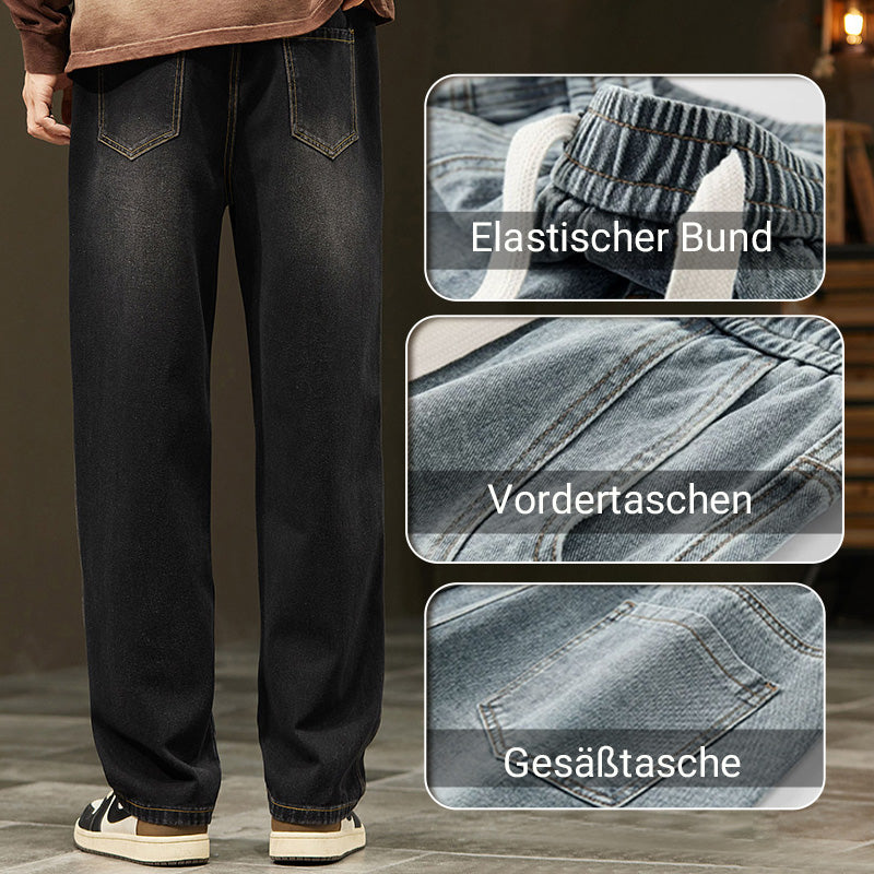 Lockere Straight-Jeans für Männer