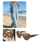 Weit geschnittener Overall mit weitem Bein und Taschen