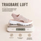 Atmungsaktive Plateau-Sandalen aus Mesh für Damen