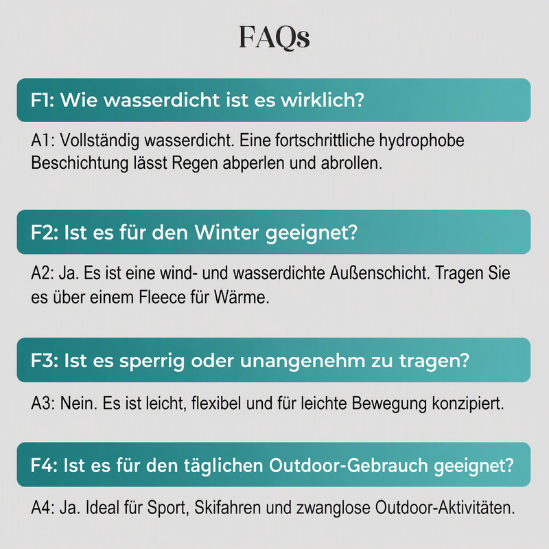 🥳HEISSER VERKAUF 2026🥳💞ÜBER 50.000 VERKAUFT!🚶‍♀️ 🌧️Leichte, wasserdichte Jacke🌿🧥