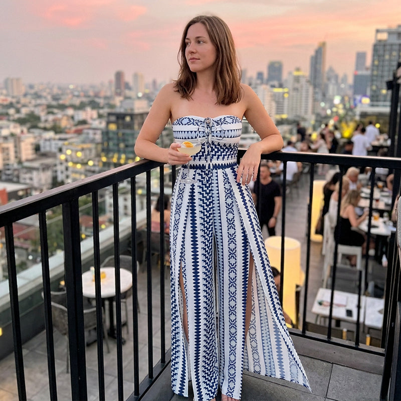👗 50% RABATT! ✨ Damen Jumpsuit schulterfrei floral im Boho-Stil – Eleganter Sommer-Overall mit Bardot-Ausschnitt – Fließend, leicht & perfekt für Festivals, Strand oder romantische Sommerabende 🌸
