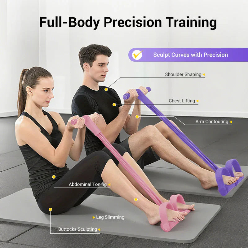 💪🏋️‍♀️ Multifunktionales Widerstandsband mit Fußpedal – Bauchmuskeltrainer, Beinübungen & Home-Fitness 🦵🔥 Jetzt stärker werden, Ganzkörper-Workout ohne Geräte – effizient, kompakt, deutschlandweit versandkostenfrei!