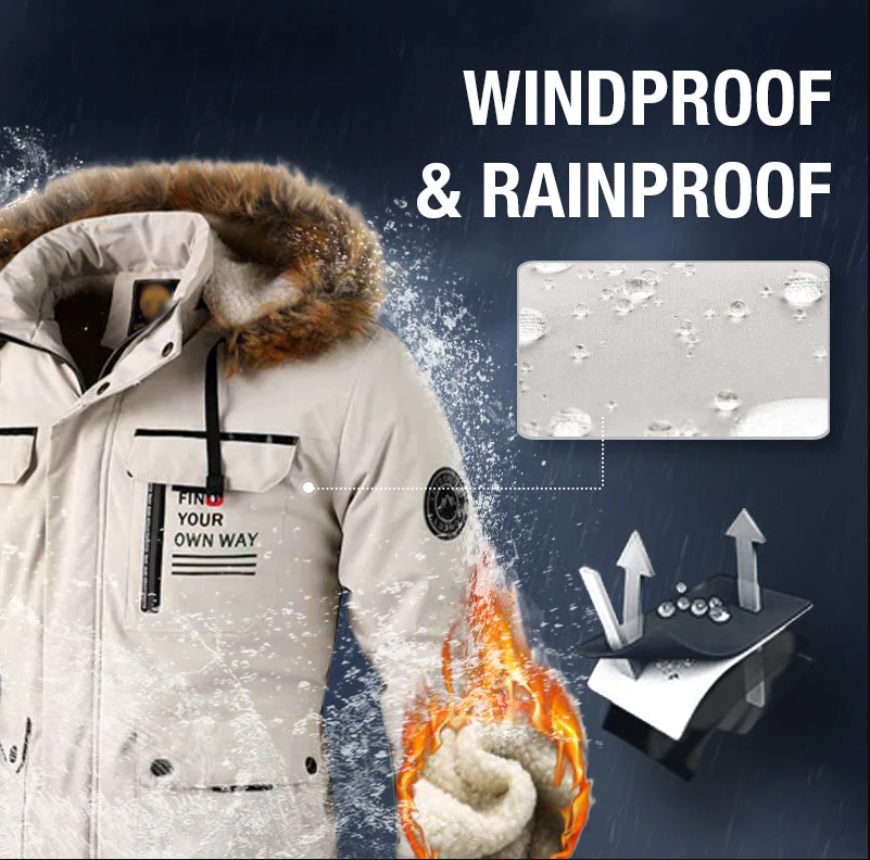 🔥 Nur heute 50 %!🔥 Wasserdichte Outdoor-Jacke (Herrenmodell)