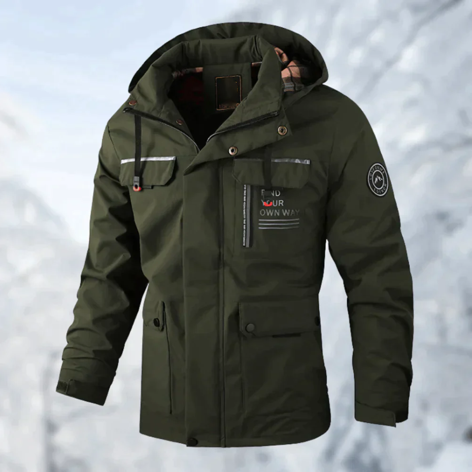 🔥 Nur heute 50 %!🔥 Wasserdichte Outdoor-Jacke (Herrenmodell)