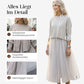 Damen zweiteiliges Set: Langarm-Oberteil und ärmelloses Kleid