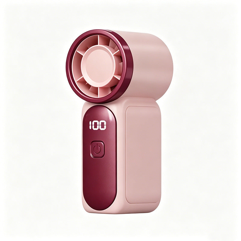 🌀Nur 13.8€ diesen Sommer!!!💨Mini-Handventilator mit LED-Anzeige –👍5-stufiger Turbo-Ventilator im Taschenformat.✨Über USB aufladbar, schnelle Kühlung für Reisen und beim Schminken. Das perfekte Geschenk.  Tragbare Kühlung