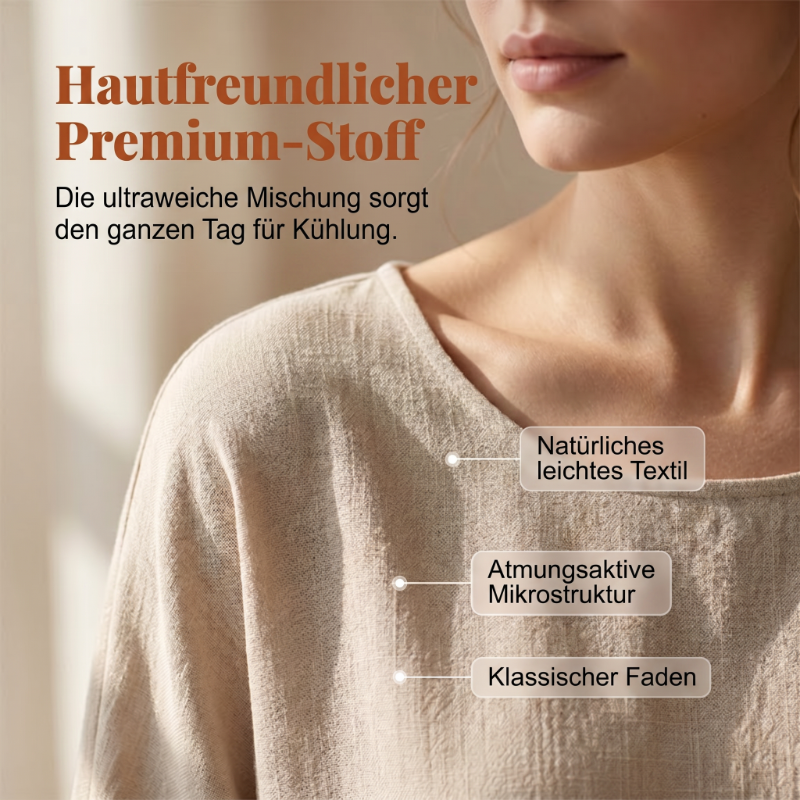 ⏳ Letzter Tag: 50 % Rabatt🔥 Damen 2-Teiler Baumwoll-Leinen Set ✨ Boho Blumenprint, locker & atmungsaktiv für Sommer & Urlaub