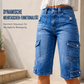 🔥50 % Rabatt 👖 Jeans-Cargo-Shorts – figurbetont & praktisch ✨