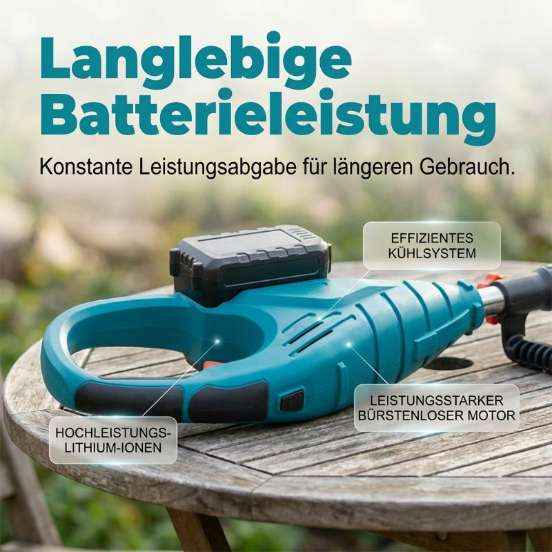 🌿50 % RABATT⚡ Akku-Motorhacke | Leistungsstarke Bodenlockerung · Verstellbarer Teleskopstiel · Lange Akkulaufzeit · Robuste Messer · Einfaches Gärtnern