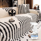 ✨Soft, non-slip plush sofa cover