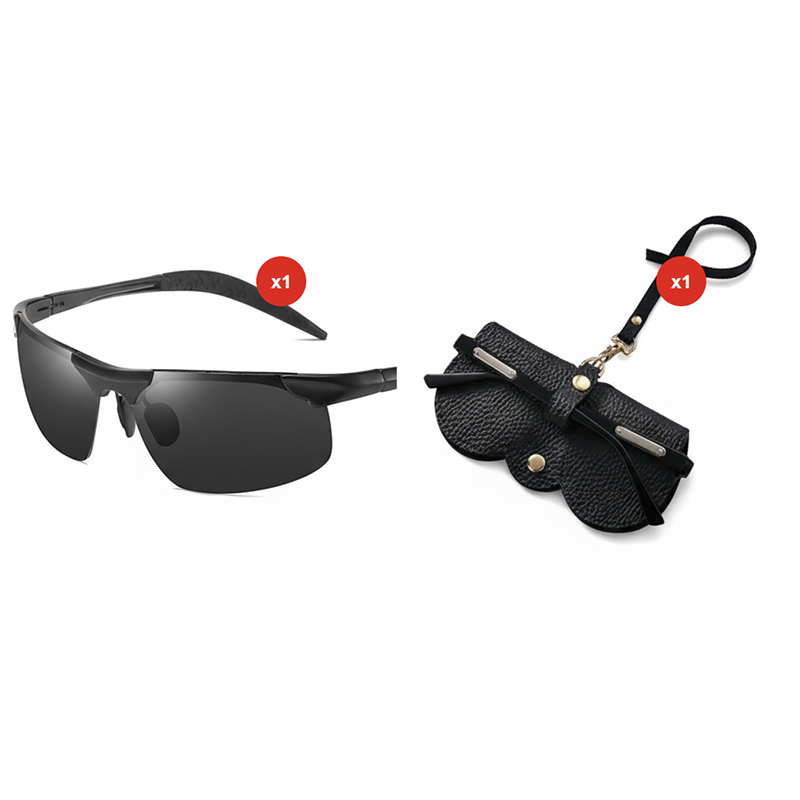 2026 Photochrome Sonnenbrille mit blendfreien polarisierten Gläsern