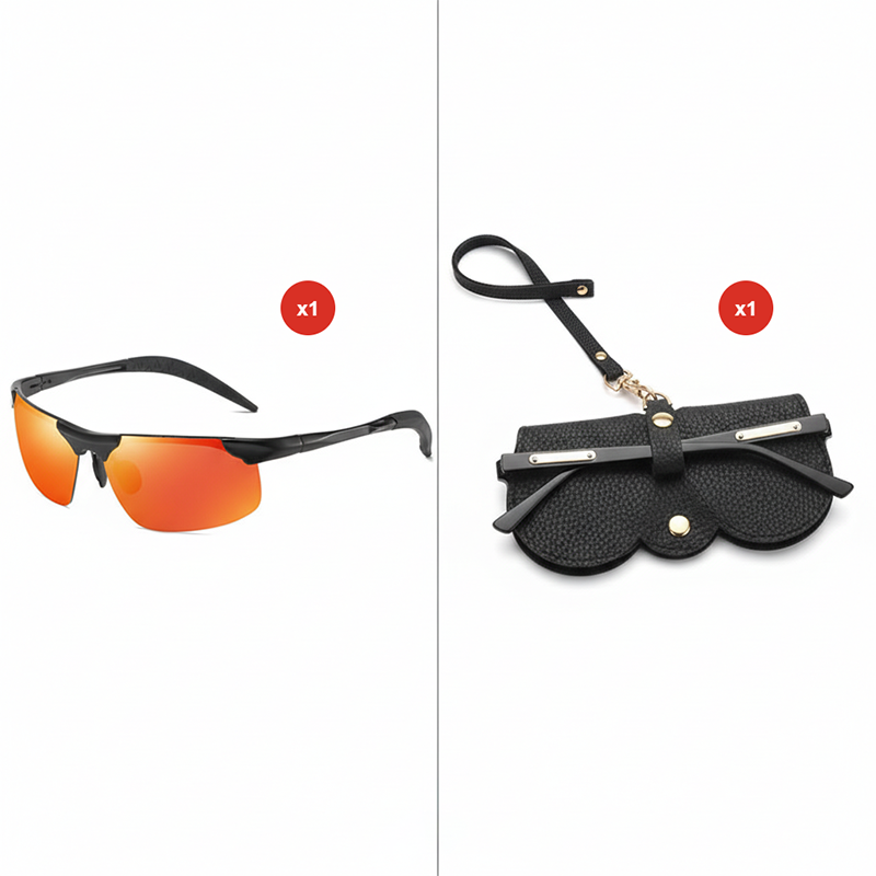 2026 Photochrome Sonnenbrille mit blendfreien polarisierten Gläsern
