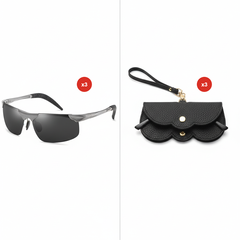 2026 Photochrome Sonnenbrille mit blendfreien polarisierten Gläsern