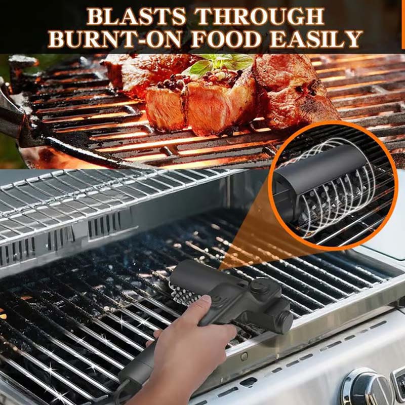 Kabelloser Elektrischer Grillbürstenreiniger – Tiefenreinigung, Schnellwechsel-Bürste & 2600mAh Akku 🔋🍖
