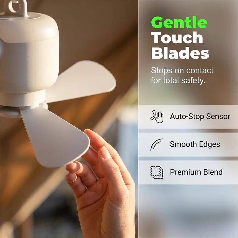 ⏰ Zeitlich begrenztes Angebot: 50% RABATT auf wiederaufladbaren Deckenventilator mit LED! 🌬️✨