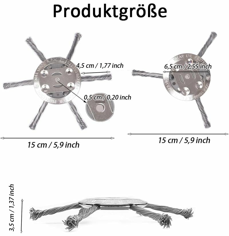 👨‍🌾Ersatzkopf für Fadentrimmer