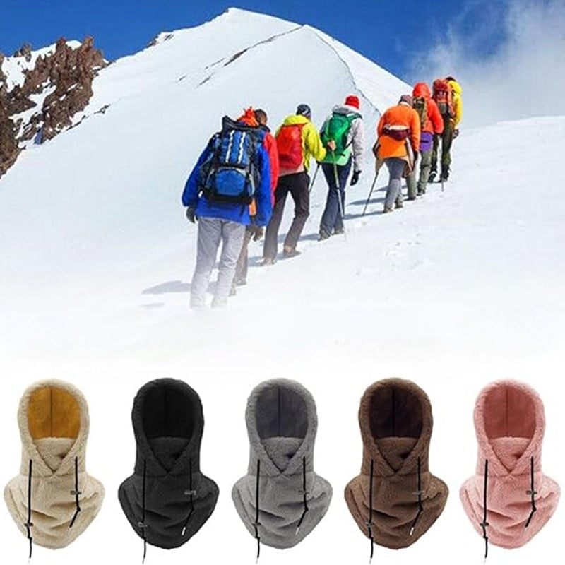 🔥Nur heute 50 %! 🔥Sherpa-Kapuze mit Skimaske