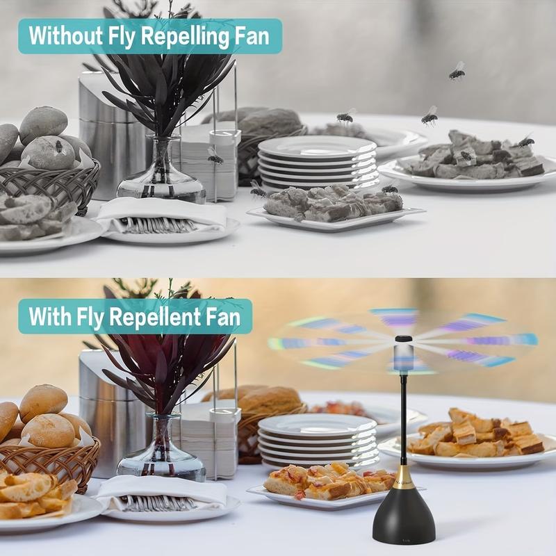 🌀 50% RABATT! 🦟 Intelligenter Fliegenvertreiber-Ventilator – USB/Batterie betrieben, leise & tragbar – Effektiver Schutz für Küche, Camping & Garten 🌿