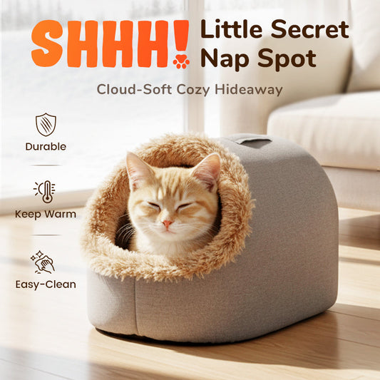 💥Hot sale 🐾OFFWinter Warm Pet Cave Bed