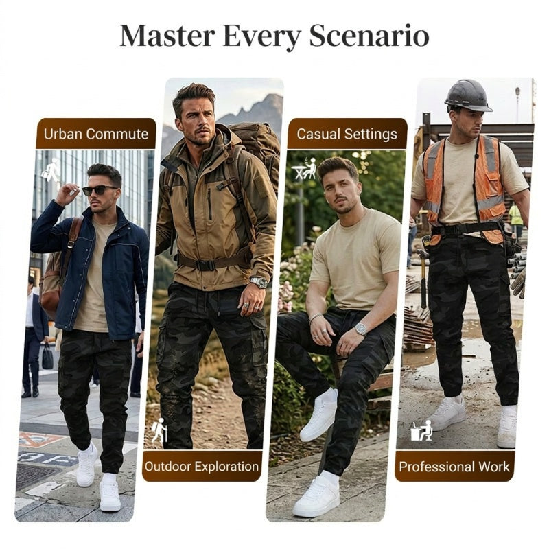 Heißer Sale: 50 % Rabatt🔥 Lässige Arbeitshose im Camouflage-Look