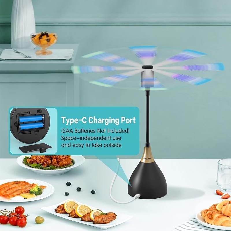 🌀 50% RABATT! 🦟 Intelligenter Fliegenvertreiber-Ventilator – USB/Batterie betrieben, leise & tragbar – Effektiver Schutz für Küche, Camping & Garten 🌿