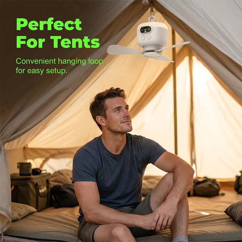 ⏰ Zeitlich begrenztes Angebot: 50% RABATT auf wiederaufladbaren Deckenventilator mit LED! 🌬️✨