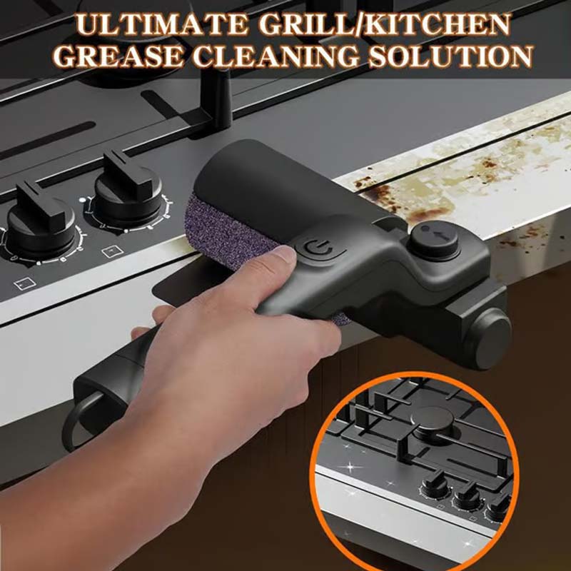 Kabelloser Elektrischer Grillbürstenreiniger – Tiefenreinigung, Schnellwechsel-Bürste & 2600mAh Akku 🔋🍖