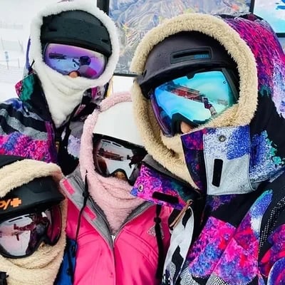 🔥Nur heute 50 %! 🔥Sherpa-Kapuze mit Skimaske