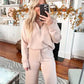 💝LAST DAY SALE 50% OFF!!⚡🎀Women's 2 Piece Casual Outfits Sweatsuit Set