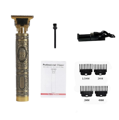 🎁Kabelloser Retro-Haarschneider | Nano-Titan-Klingen✂️ 4 Kammaufsätze🦾 Extrem leistungsstarker Motor