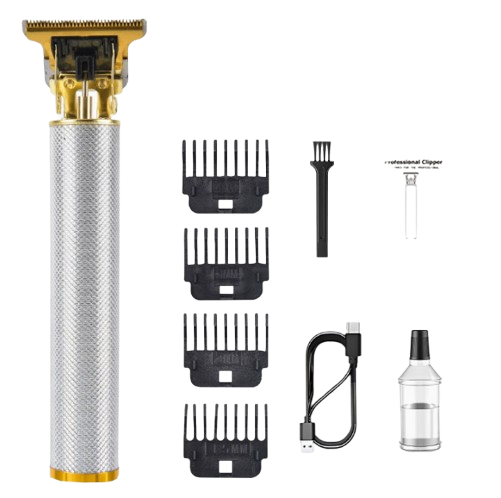 🎁Kabelloser Retro-Haarschneider | Nano-Titan-Klingen✂️ 4 Kammaufsätze🦾 Extrem leistungsstarker Motor