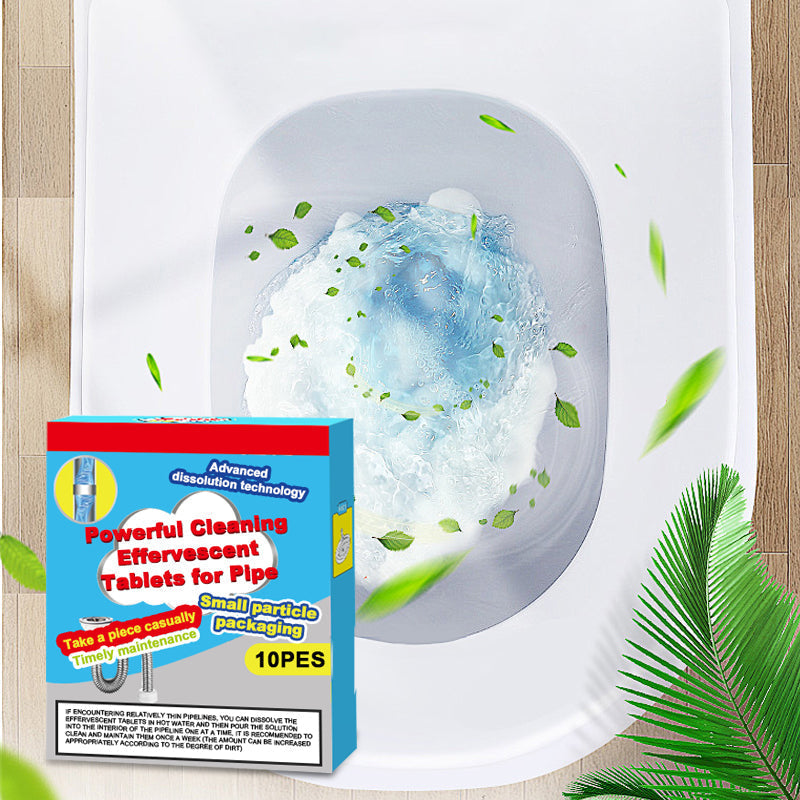 🔥50 % RABATT ❤️ Leistungsstarke Reinigungstabletten für Abflüsse – lösen schnell Haare und Fettablagerungen, entfernen unangenehme Gerüche und wirken antibakteriell für Waschbecken, Toilette und Bodenabläufe.